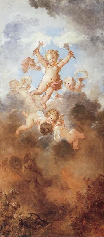 Jean-Honore Fragonard Love Triumphant